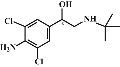 Figure 10 Chemical structure of clenbuterol.