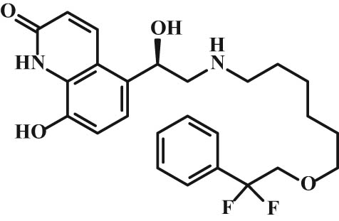Figure 13 Chemical structure of abediterol.