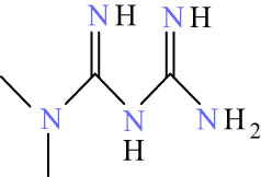 Figure 3
The chemical structure of metformin.