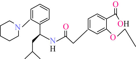 Figure 5
The chemical structure of repaginate.