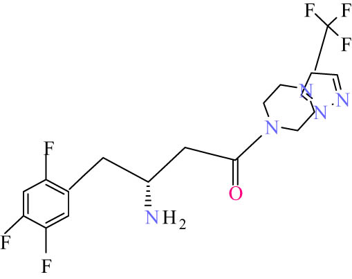 Figure 6
The chemical structure of sitagliptin.