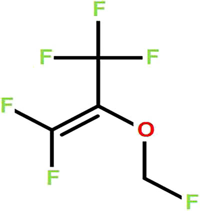 Figure 1
Chemical structure of sevoflurane.