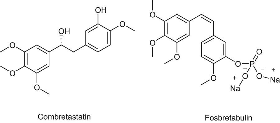 Figure 1
Combretastatin, CA-4P (fosbretabulin) structures.