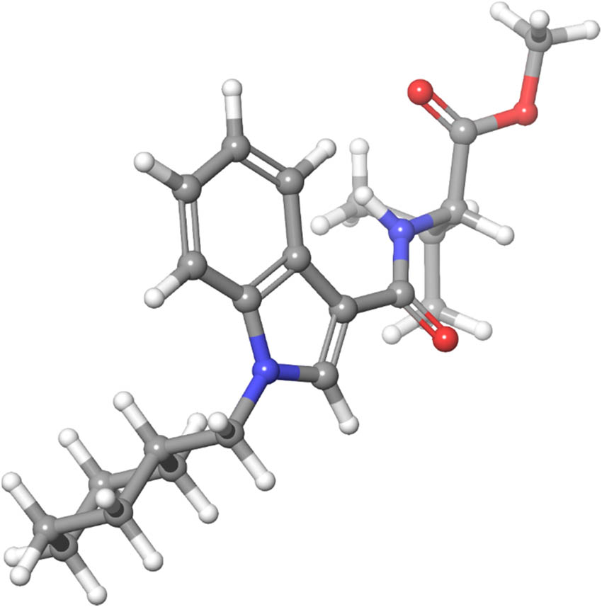 Figure 5
Structure of the global minimum of MMB-CHMICA obtained in Macromodel.