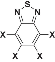 Figure 1
Structure of BTD (X: functional group).