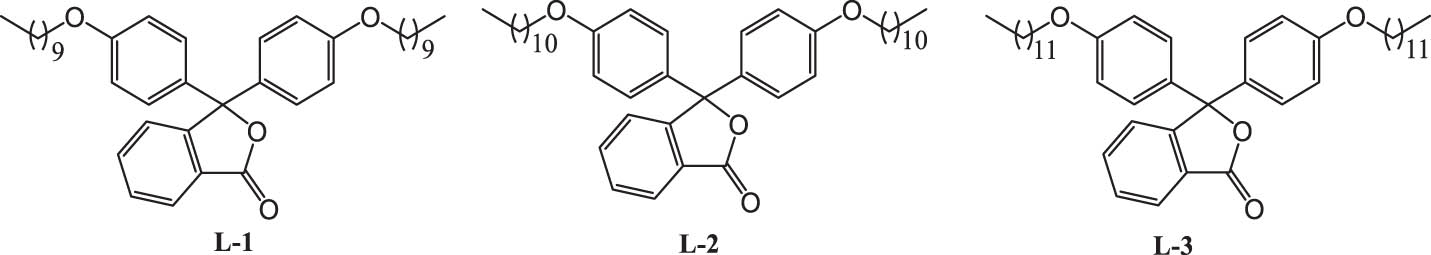 Figure 1 
                  Structure of the three ligands.