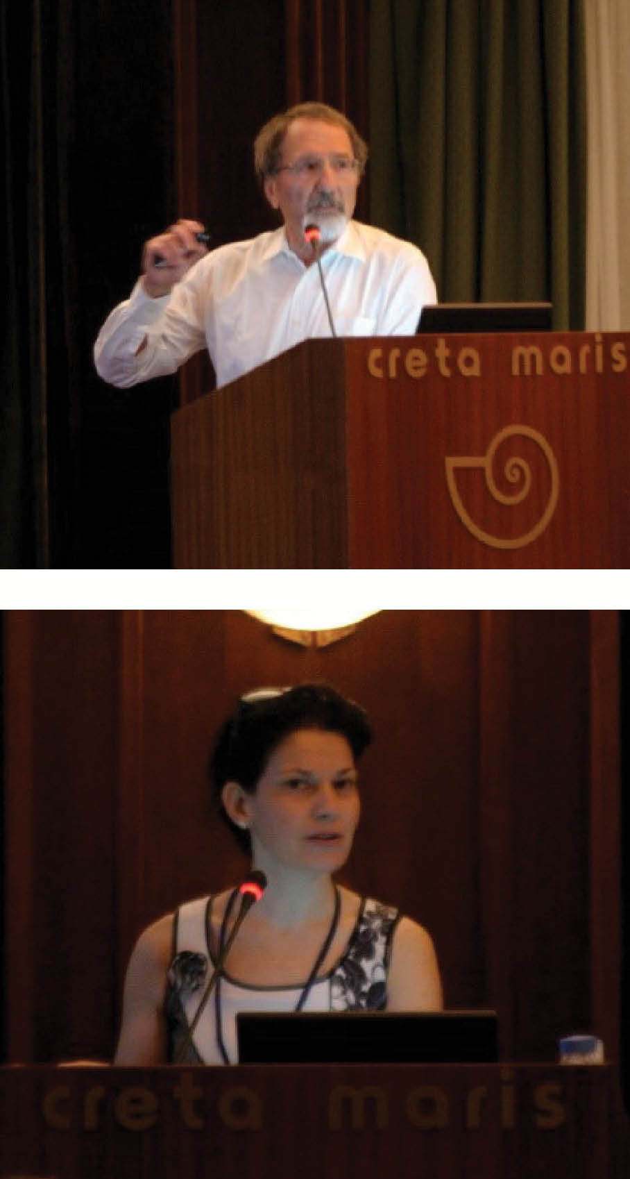  The two POC-16 Plenary Speakers, Nikos Hadjichristidis (above) and Maria Vamvakaki (below).