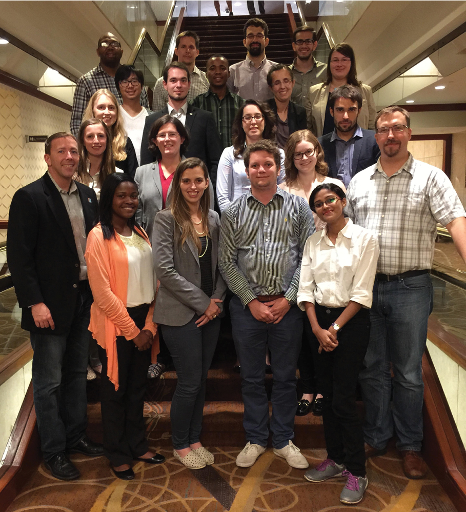  The group of young aspiring chemists who met in August 2015 at the 250th American Chemical Society National Meeting in Boston.