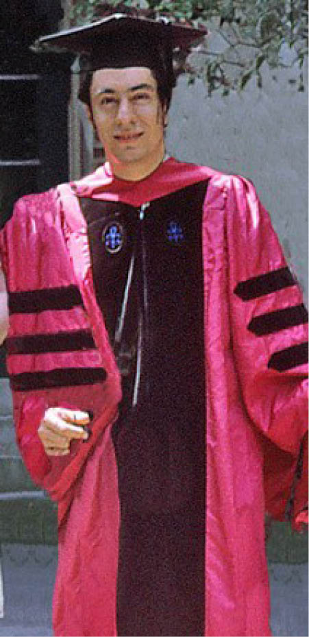  Pat Confalone in Ph.D. regalia, Harvard University, 1971. Photograph courtesy P. N. Confalone.
