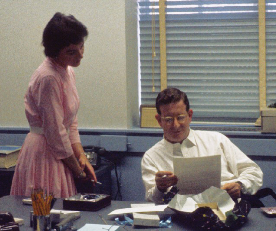  Woodward with Dolores (Dodie) Dyer, ca. 1955. This is a rare picture of Woodward sans his blue tie. Photograph from the W. Lwowski collection, New Mexico State University, courtesy William Maio.