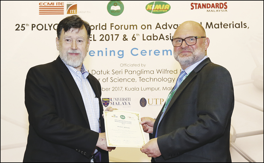 Paul J. Flory Research Prize 2017: Kevin Menard (left) and Sven Henning (right)