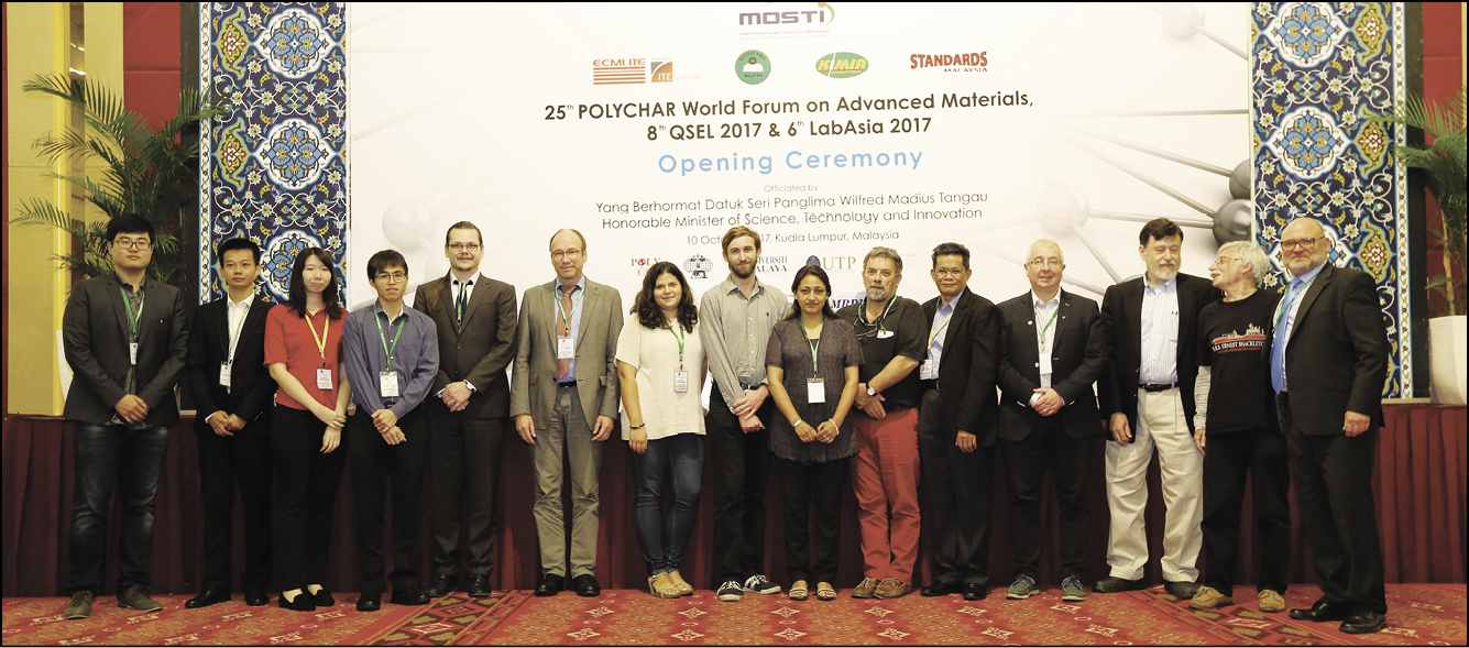 Recipients of POLYCHAR Prizes, IUPAC Fellowship, members of POLYCHAR Scientific Committee, IUPAC Polymer Division and POLYCHAR2017 organizing committee