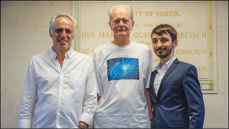  Eric Scerri, Philp Stewart, and Mikhail Kurushkin ©Benjamin Valsler / Royal Society of Chemistry