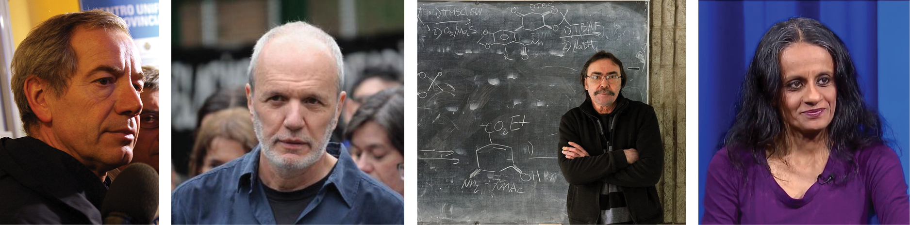  
        
          From left to right: Guido Bertolaso, Ricardo Villalba, Tomáš Hudlický, and Priyamvada Gopal
        
      