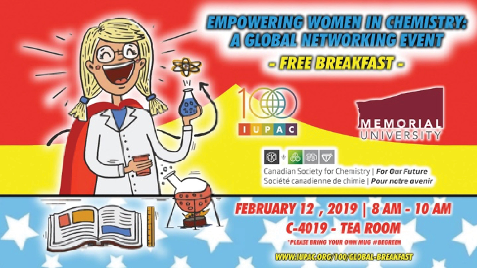  
          Figure 2. Poster and event schedule from @MUNGWB 2019.
        
