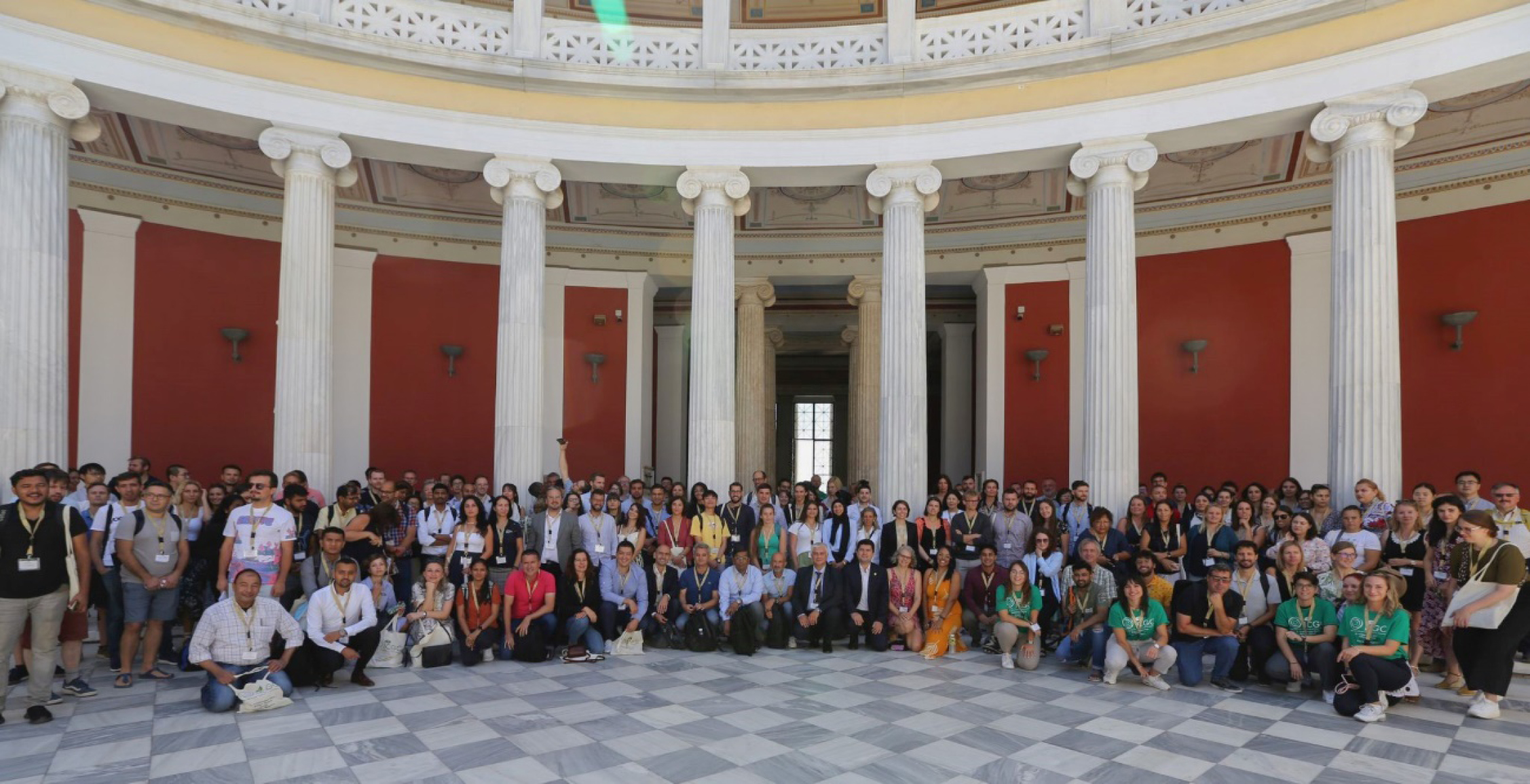 Group picture of the participants of the 9th International Conference on Green Chemistry, taken at the Zappeion Megaron, Athens, where the event was held.