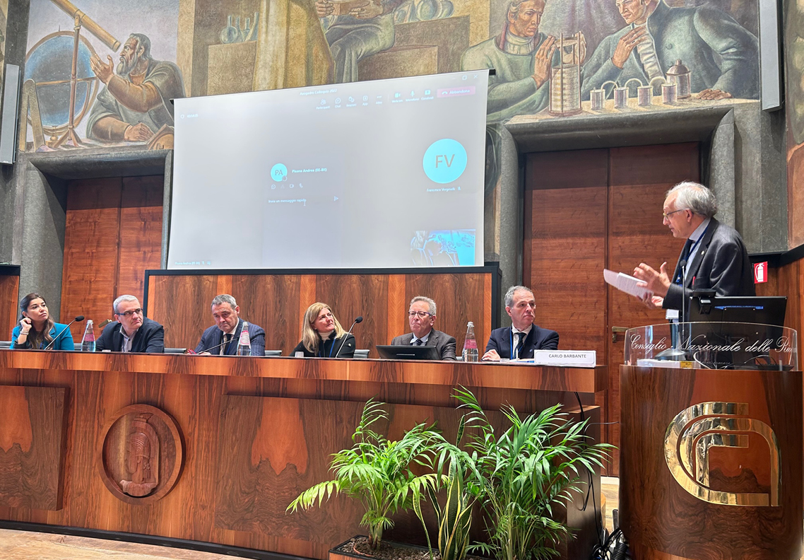 Lectures and session discussions of the Avogadro Colloquia took place in the iconic Marconi Hall of the Consiglio Nazionale delle Ricerche (CNR), Piazzale Aldo Moro, in Roma.