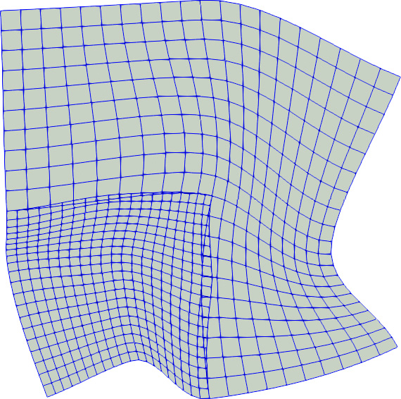 (d) 
                     Orthogonalization with bicubic polynomials.
                  