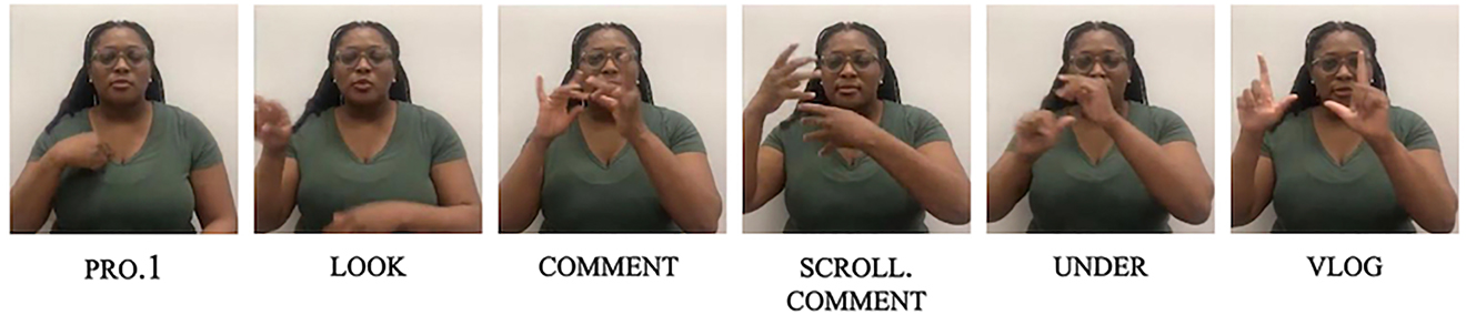 Figure 15: 
“I looked at the comments scrolling them under the vlog.”
Source: The Daily Moth. (2019). The Daily Moth 3-22-2019 Timestamp: 00:18:04-00:18:07
Images extracted from: https://youtu.be/rTJt6dTwc0k?t=1084.
