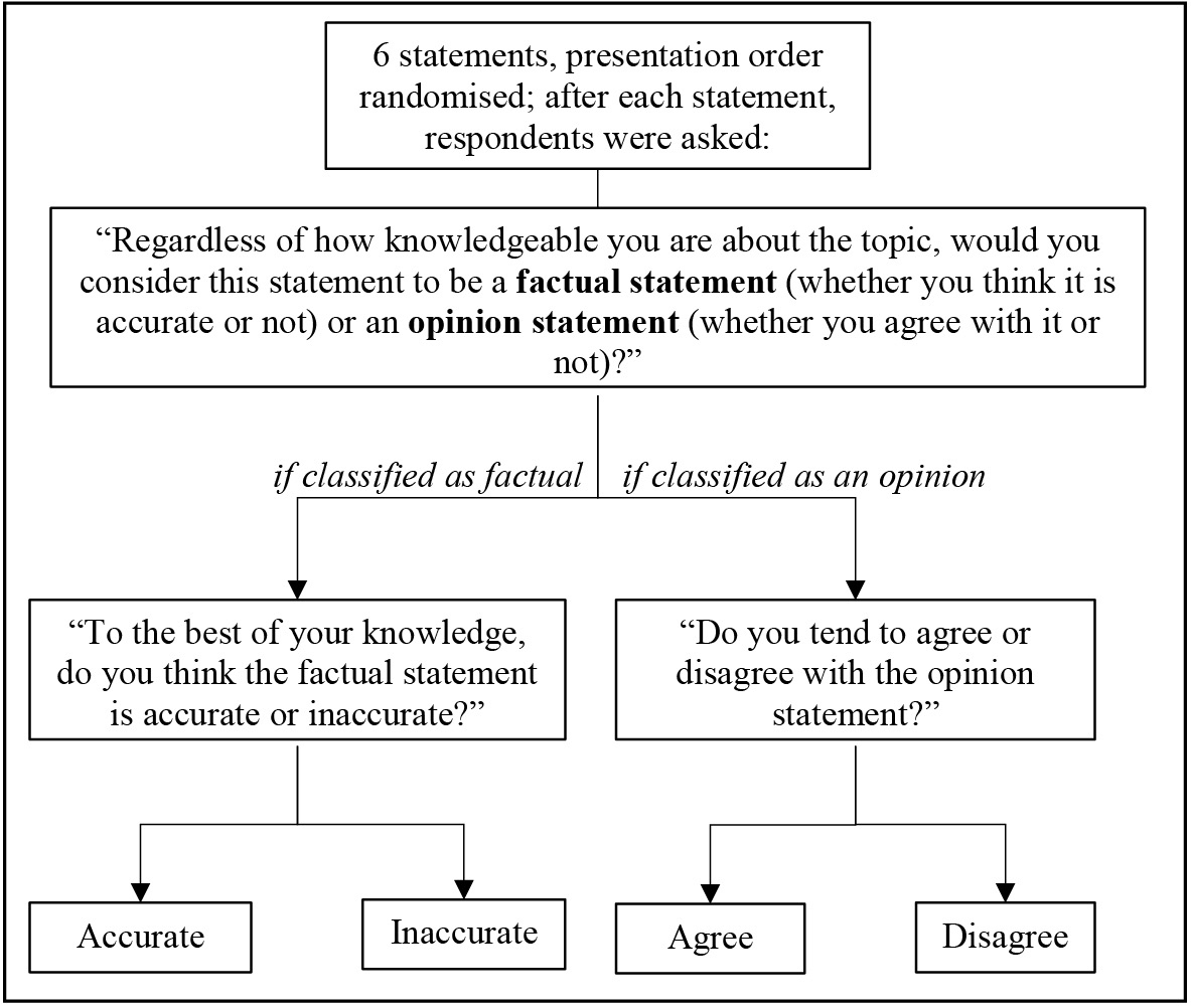 Figure 1: Overview of classification tasks in the survey.