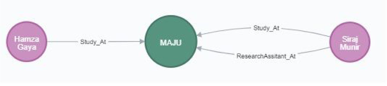 Figure 7 Query result of inferencing