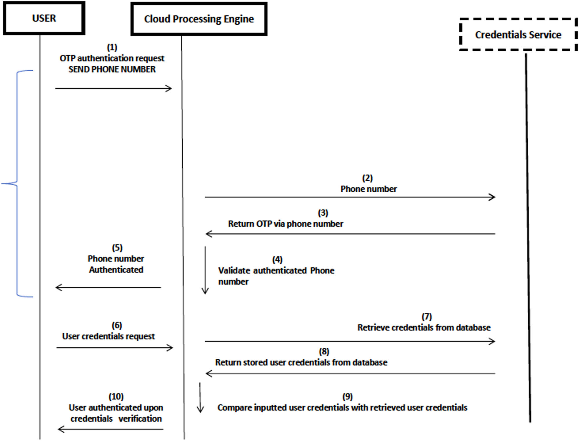 Figure 4 
                  Proposed user verification.
               