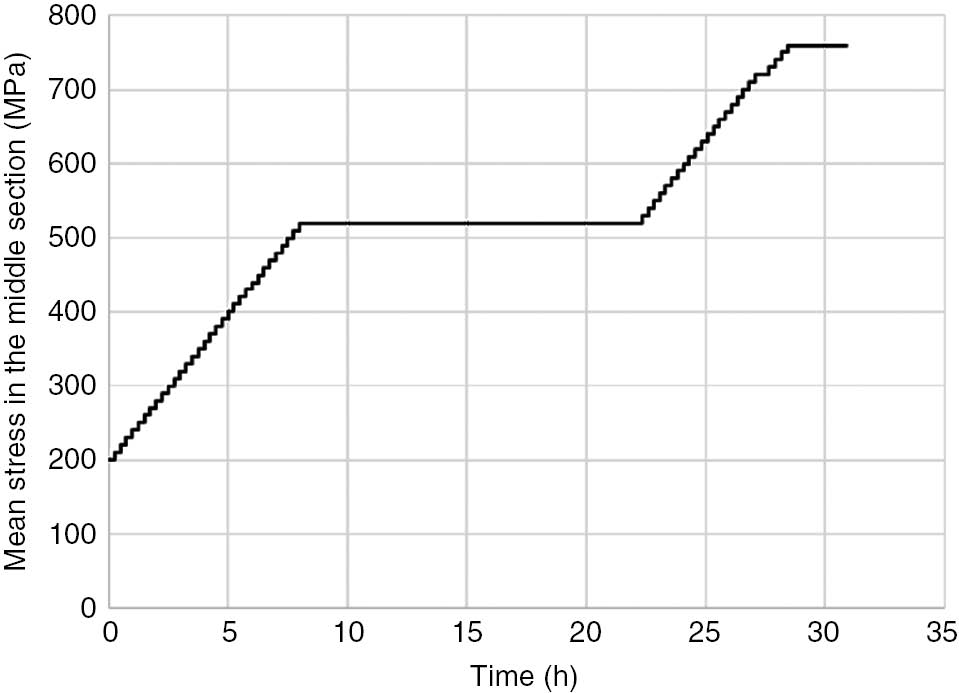 Figure 2: 
					Loading history.
				