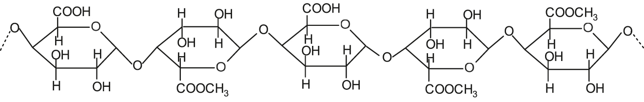 Figure 23: 
						Structure of pectin (Inh-26).
					