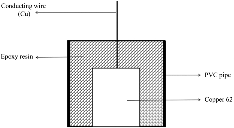 Figure 1: 
Working electrode package schematic.
