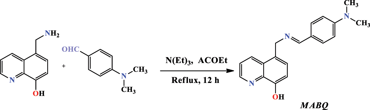 Figure 10: 
Structure of 
MABQ
 compound.
