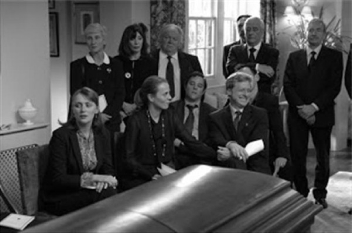 Figure 1 
						How many of us have not been witnesses or perhaps participants in the famous “jokes at the wakes”?
						(Taken from http://seunantidoto.blogspot.com/2011/03/los-chistes-en-el-velorio.html)(14/03/13).
					