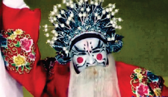 Figure 4 
							A stage photo of General Sima dressed as a lady
						