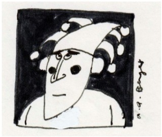 Figure 5 
					The fool (drawing by the author)
				