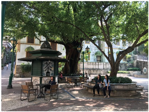 Figure 25 
					Praça Lilau, Macau; photograph by the author (2018)
				
