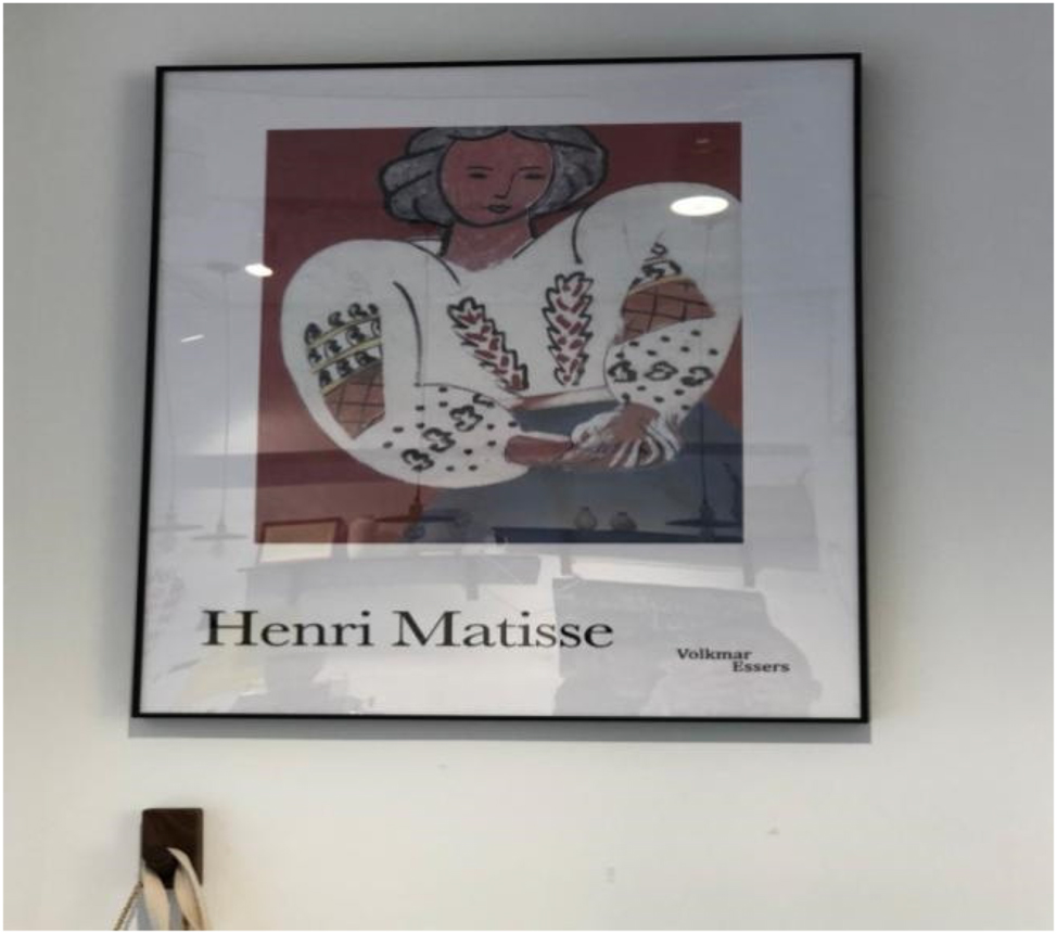 Figure 5: 
A picture on the wall of peace piece (April 2019).
