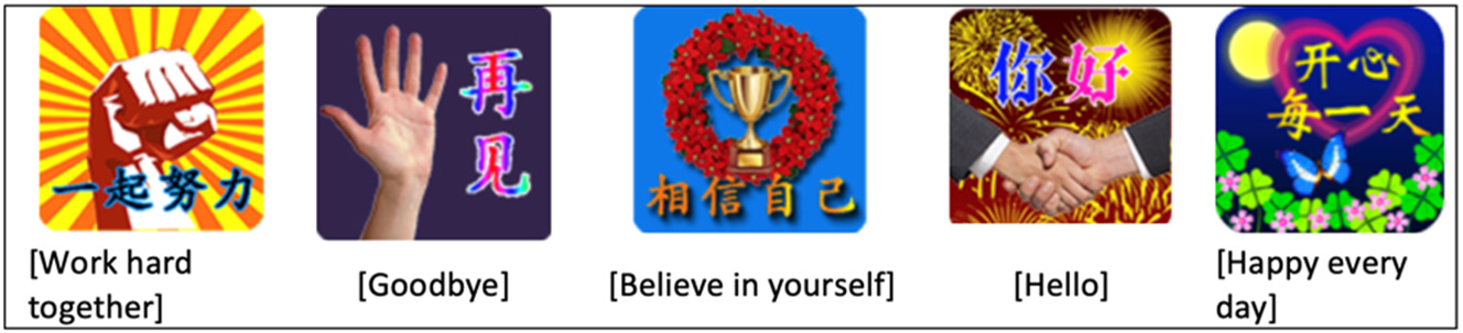 Figure 3: 
Examples of Elder Biaoqing.
