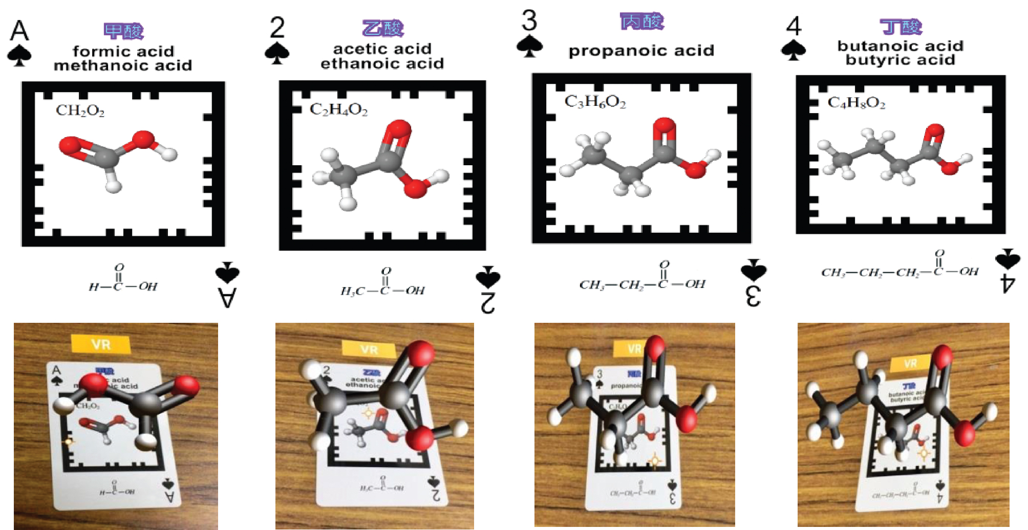 Figure 2: Homologues of the same functional group.