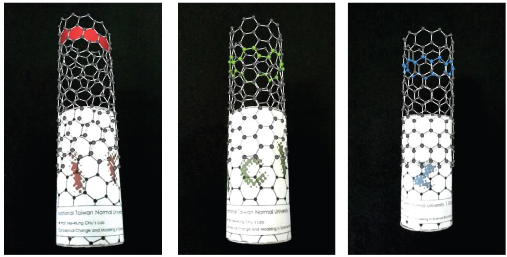 Figure 8: Three kinds of carbon nanotubes.