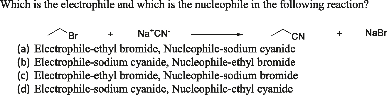 Figure 7: 
Item assessing electrophiles and nucleophiles without a response tier.
