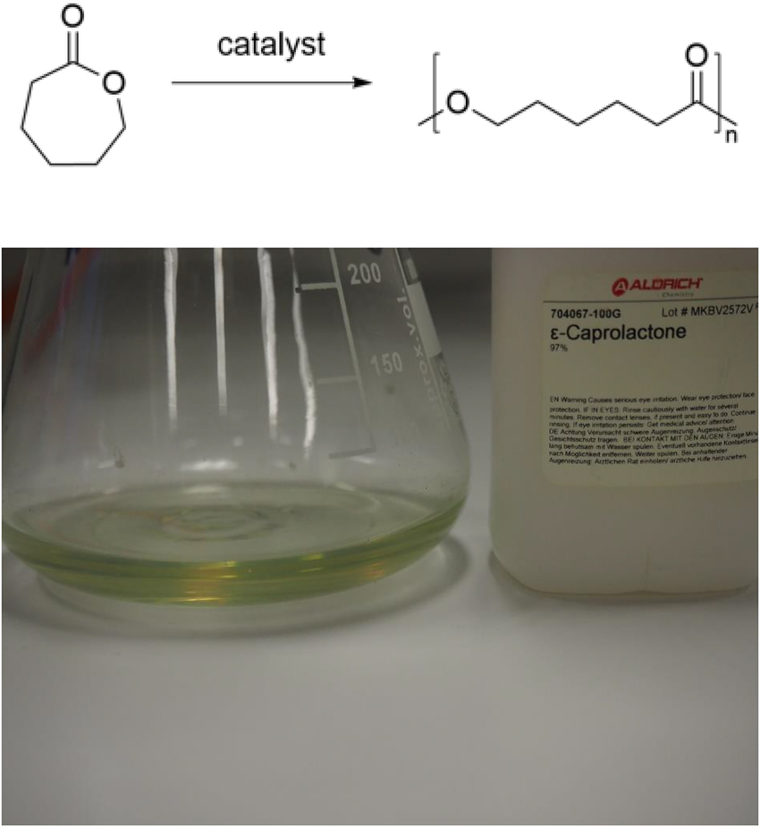 Figure 2: 
Product of the ROP with ε-caprolactone and lipase.
