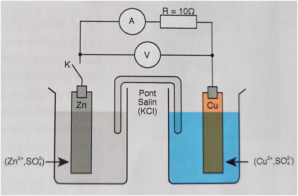 Figure 1: 
Schematic of the Daniell cell.
