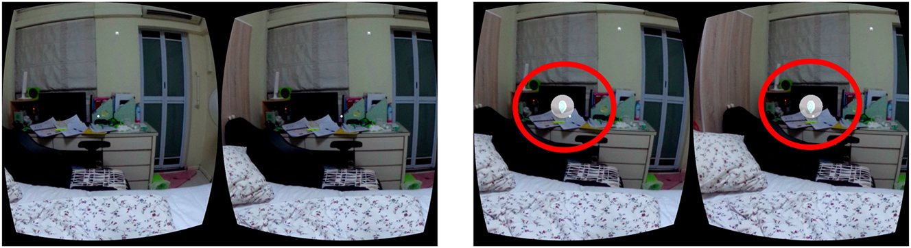 Figure 2:
Screenshot of VR crime scene from the user’s perspective. Reprinted (adapted) with permission from Kader, S. N., Ng, W. B., Tan, S. W. L., & Fung, F. M. (2020). Building an interactive immersive virtual reality crime scene for future chemists to learn forensic science chemistry. Journal of Chemical Education, 97(9), 2651–2656. Copyright 2020 American Chemical Society.