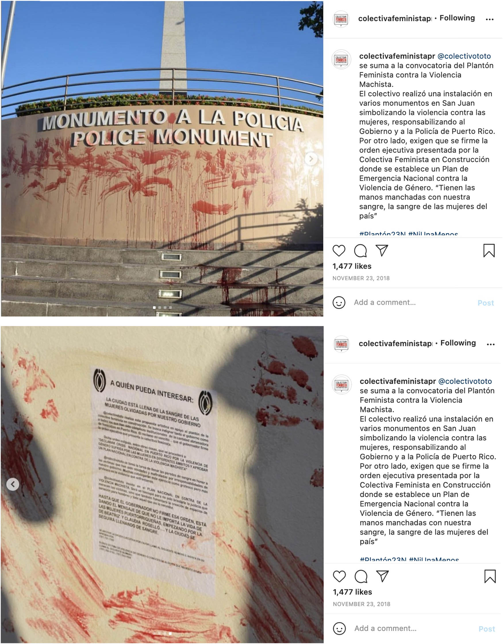 Figure 3
Screenshot from Colectiva Feminista en Construcción Instagram Page.