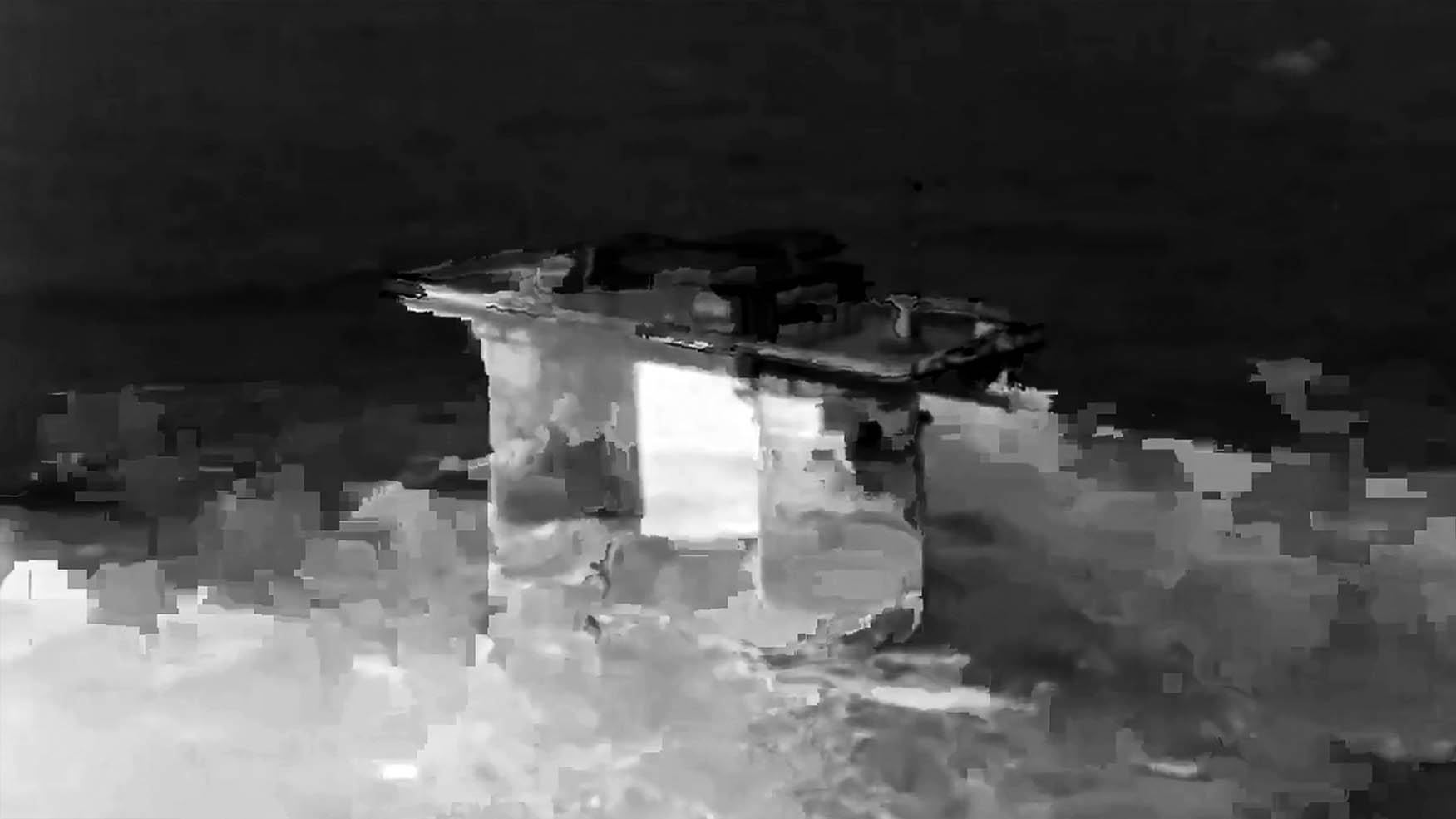 Figure 3
“The platform rendered noisy in HAVEN.” Credits: “James Newitt, HAVEN, 2023, video still”.