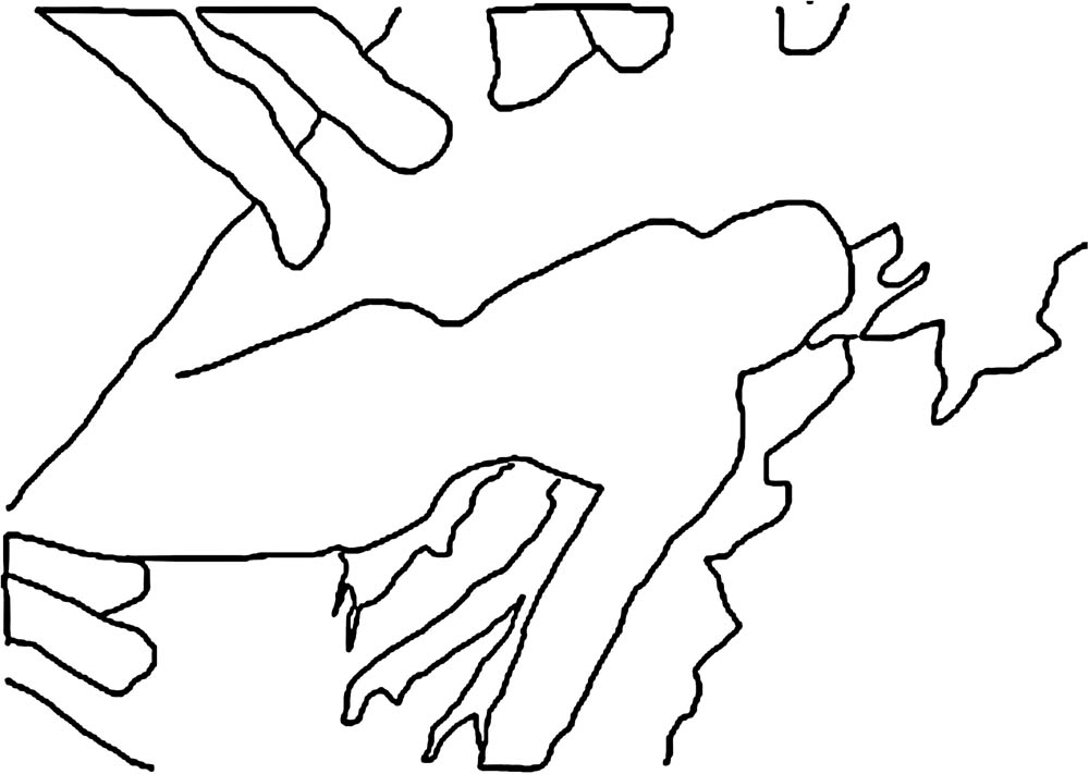 Figure 6
Schema of a photograph of a dead young male in Piche, former Portuguese Guinea. Illustration by Daniel Barroca.