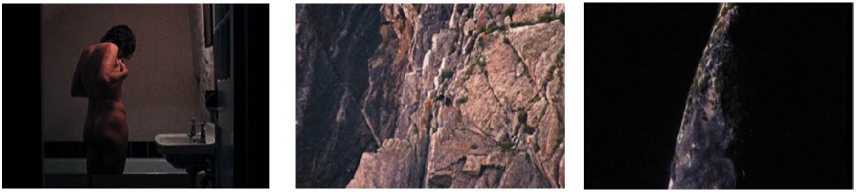 Figure 10
The female body and the stone comparison in the film editing.