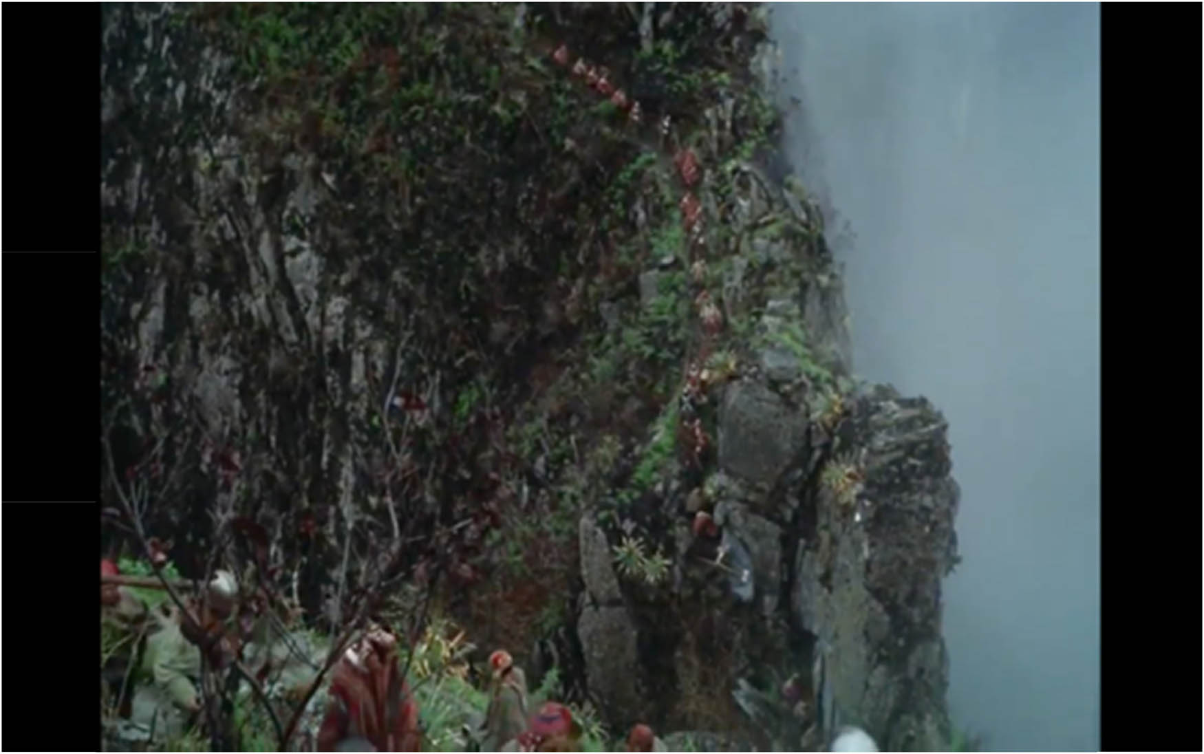 Figure 4
The sharp contrast between humanity and nature in scale and colour.