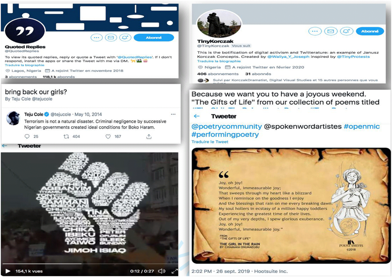 Figure 1: 
Example of Nigerian Twitterature.
