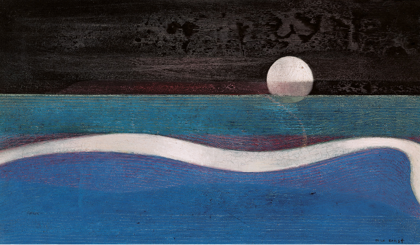 Abb. 11: Max Ernst: Humboldt Current (1951/52).Max Ernst: Humboldt Current (1951/52). Öl auf Leinwand, 36×61 cm. Fondation Beyeler, Riehen/Basel, Sammlung Beyeler, Photo: Robert Bayer.