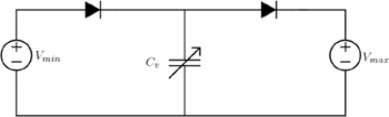 Figure 9: 
						Diode-based Charge Pump Method energy harvesting circuit.
					